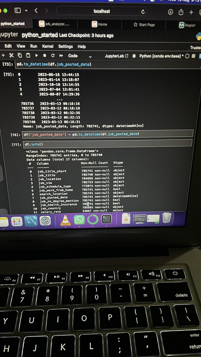 EzekulieJ's tweet image. DAY 52/60 LEARNING DATA ANALYSIS & LANDING A JOB.
PYTHON PHASE
DATA CLEANING IN PANDAS- is the process of preparing raw data for analysis by detecting and correcting (or removing) errors, inconsistencies, and missing values.
#python
#60daysoflearningdataanalysis