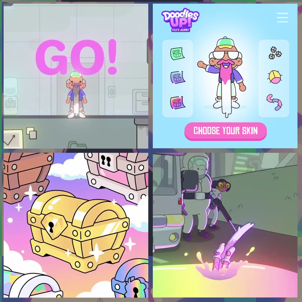 🚀Kyle’s adventure begins! <a href="/Doodles_UP/">Doodles UP</a> is now live on <a href="/telegram/">Telegram Messenger</a> - a brand new game from <a href="/doodles/">doodles</a> where you guide Kyle through the bizarre realm of Data-Bo-Data.

Dodge madness, snack on bugs 🐞 for points, and unlock rare treasures along the way.

Built by <a href="/Lootly_io/">Lootly</a> Powered by