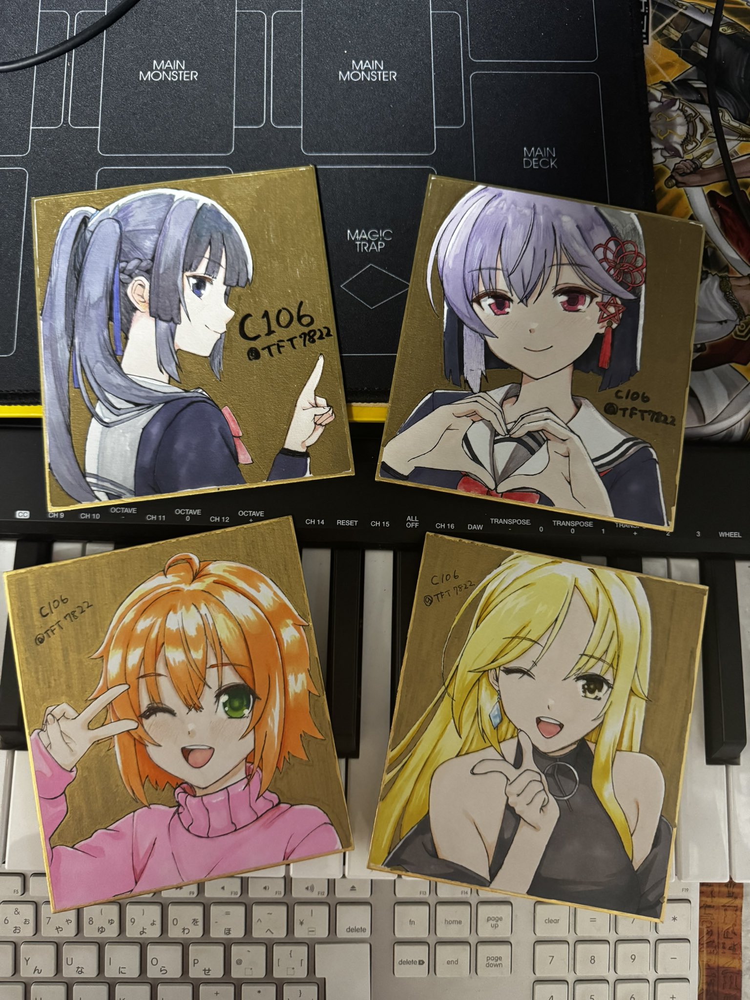 イラスト 色紙依頼 TFT on X: 