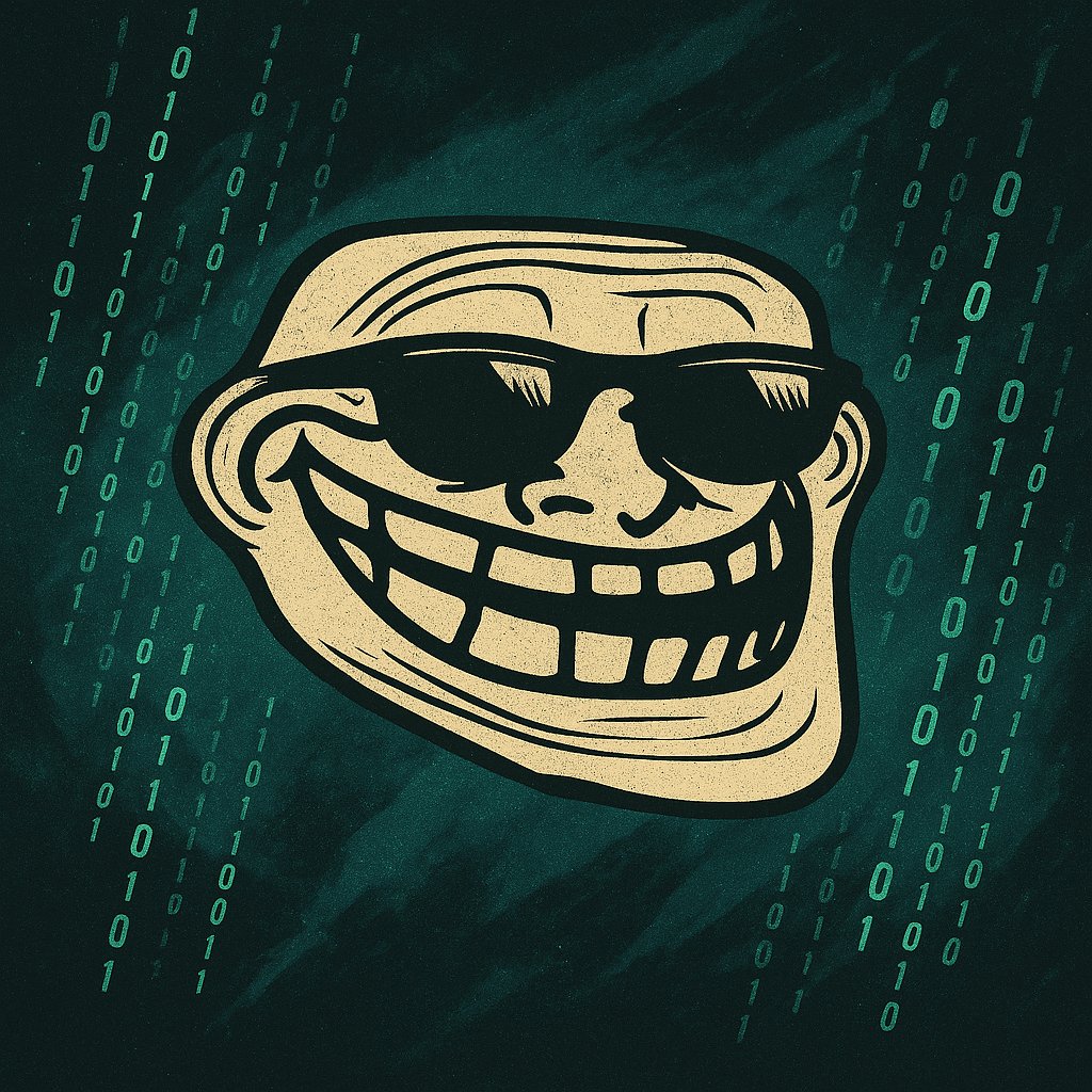 ERC20Trolls's tweet photo. Cycles fade. Hype dies.
But the grin?
That’s forever.
$TROLL / ETH https://t.co/gnIkLI69VM