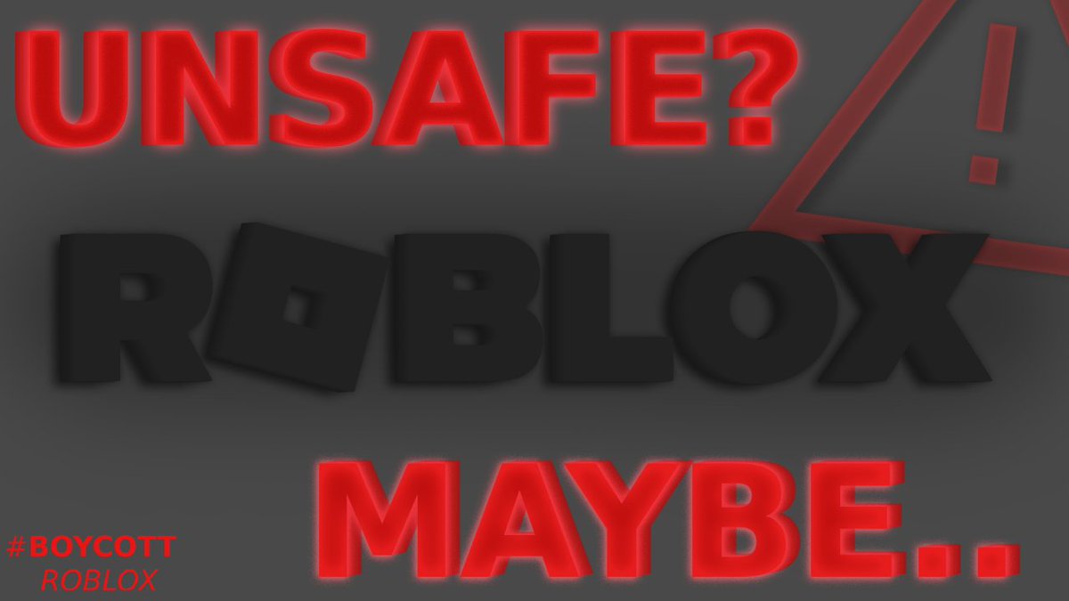 boycottrobloxrb's tweet image. 🚨 Roblox is NOT as safe as you think.
Behind the bright colors and games, there are real risks to kids every day — and Roblox isn’t doing enough to stop it.
Let’s fix that.
#BoycottRoblox #MakeRobloxSafer
(1/6)