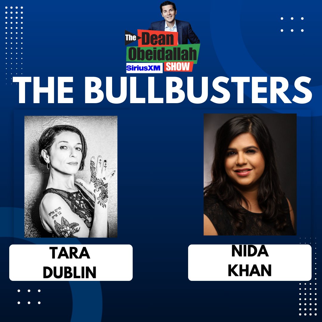SiriusXMProg's tweet photo. The @DeanObeidallah Show is live!
Joining him today is @BrianKarem, Te Ao o Hinepehinga from "Chief of War," and Frank Figliuzzi!
Then, a new edition of Bullbusters with @NidaKhanNY and @taradublinrocks!
☎️: 866-997-4748
🔊: https://t.co/WvbbvLKCQI https://t.co/0usYB21Mxg