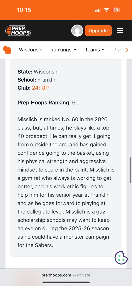 Apreciate the write up, looking to prove myself more and even more this season. The work will pay off💯