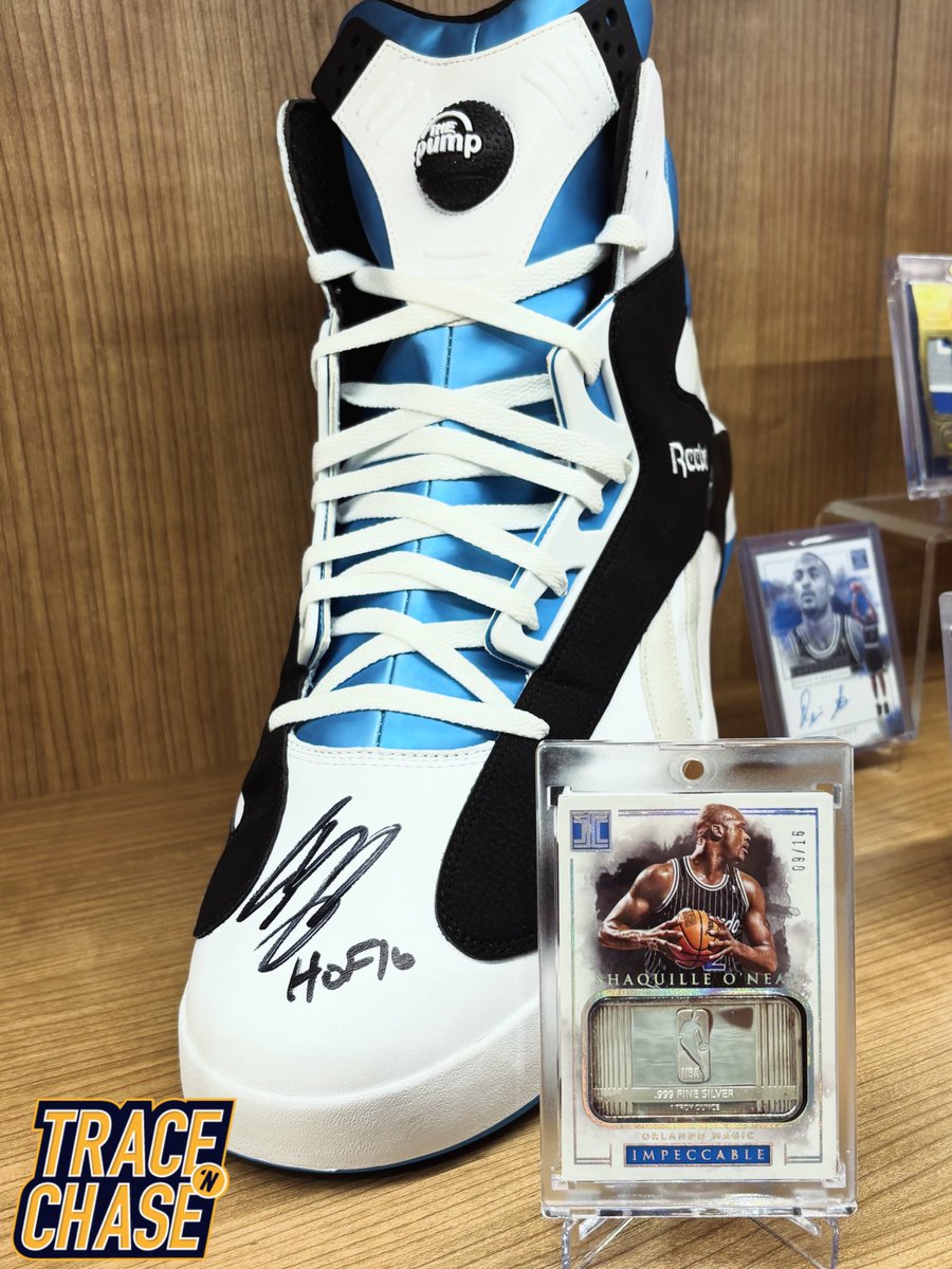 Trace 'n Chase (@tracenchase) on Twitter photo 🤩Adding this stunning 2016-17 <a href="/PaniniAmerica/">Panini America</a> Impeccable Basketball Silver NBA Logo Shaquille O’Neal /16 where it belongs!
#thehobby #sportscardscollectors #collectibles #memorabilia #whodoyoucollect #showyourhits #RC #sports #collect #nba #tracenchase #shaqdiesel 🤩Adding this stunning 2016-17 <a href="/PaniniAmerica/">Panini America</a> Impeccable Basketball Silver NBA Logo Shaquille O’Neal /16 where it belongs!
#thehobby #sportscardscollectors #collectibles #memorabilia #whodoyoucollect #showyourhits #RC #sports #collect #nba #tracenchase #shaqdiesel