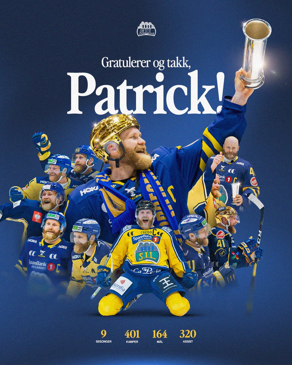 Så var dagen her – Patrick Thoresen avslutter en enestående karriere. Med vemod, takknemlighet og stolthet takker vi for alle øyeblikkene, både i gult og blått og i noen av verdens største klubber. Gratulerer og takk, Patrick! 💛💙
🔗 sil.no/takk-patrick