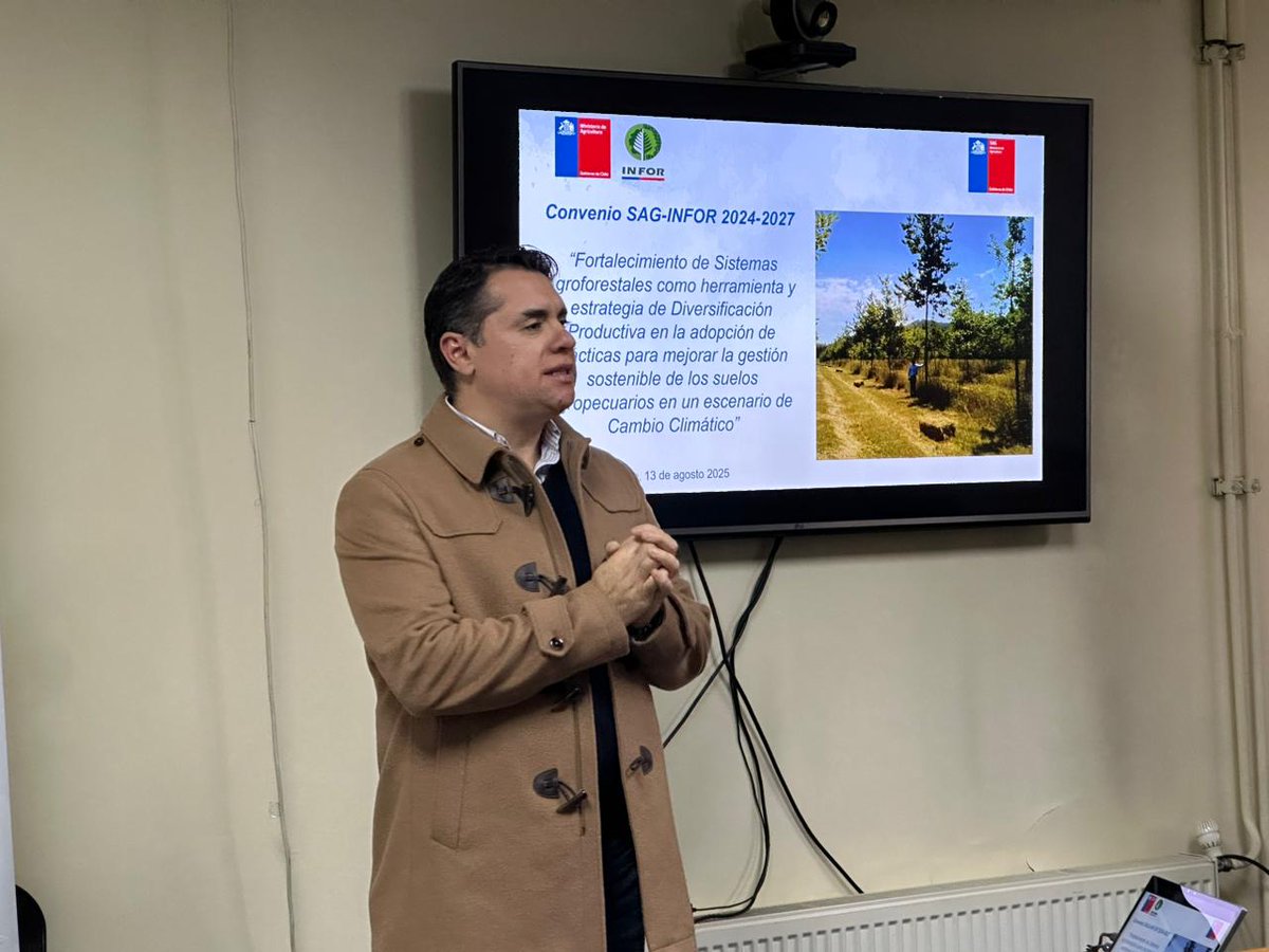 sagchile's tweet image. En el marco del convenio @sagchile e #Infor se desarrolla en #LaAraucanía el curso "Diagnóstico, diseño y técnicas e implementación de sistemas agroforestales" para fortalecer capacidades técnicas de funcionarios/as de instituciones del agro, agricultores/as y operadores SIRSD-S