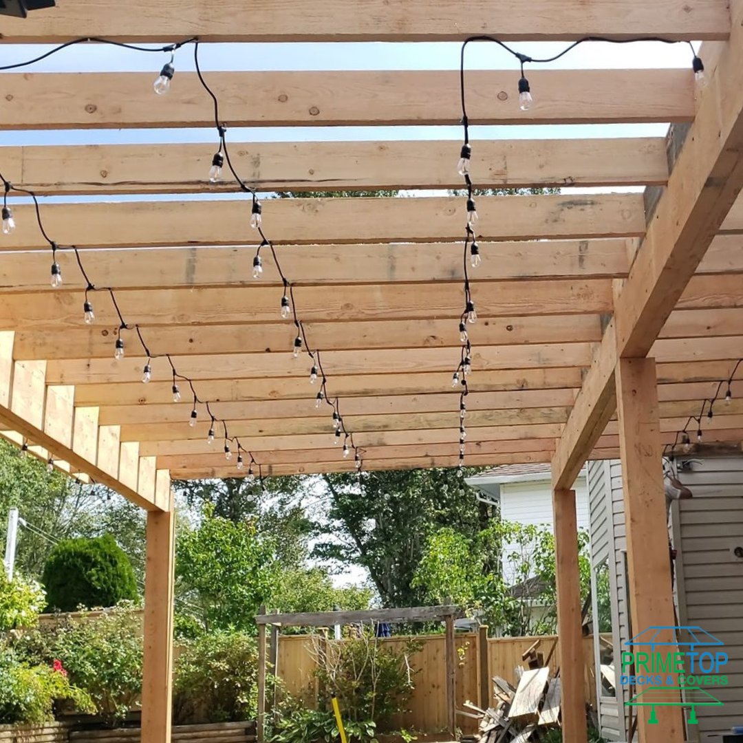 PrimetopC's tweet photo. Summer’s still serving sunshine. Your backyard deserves an upgrade. #PergolaAppreciation https://t.co/SpjlI0h3nC