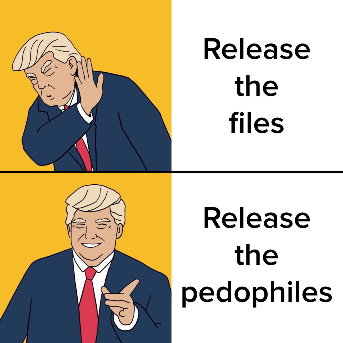 Donald Trump when Ghislaine Maxwell: