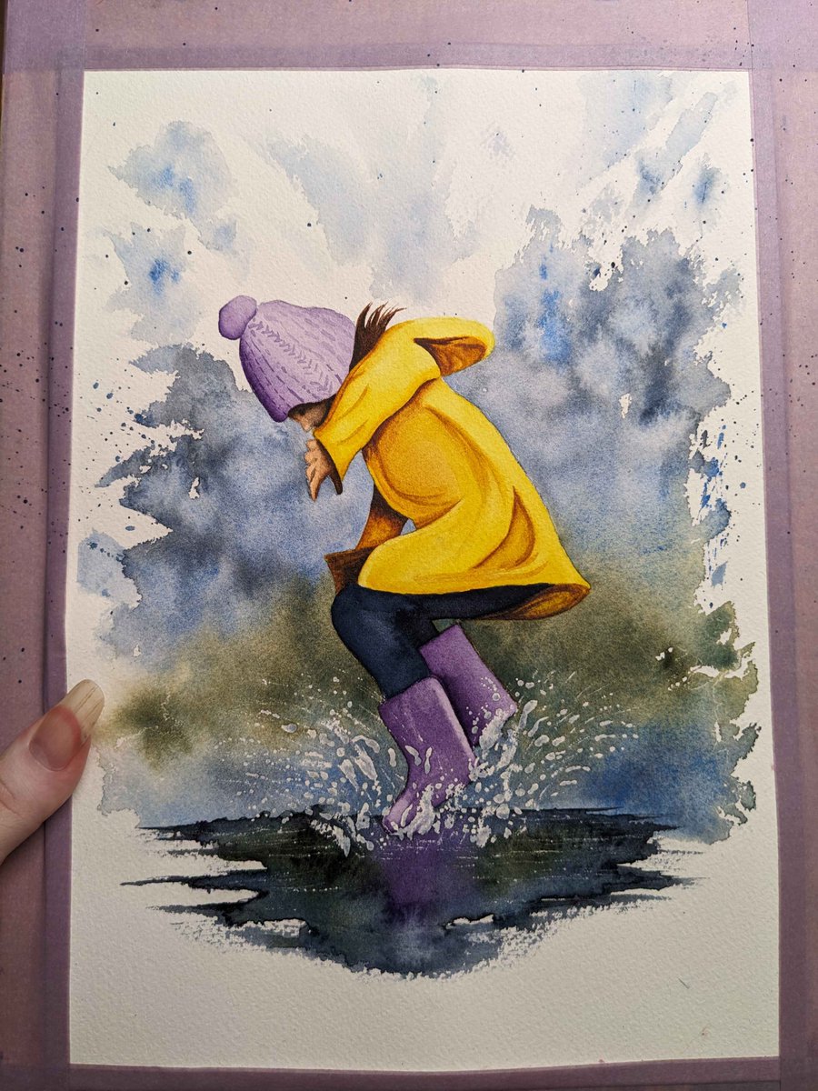 Random_Violette's tweet photo. Live now! Going to be peeling this painting we finished on Monday (done following a Paul Clark tutorial) ... after we'll be starting a new cat portrait 😊

https://t.co/mfTwiBTaeX

#twitchartist #art #traditionalart #watercolour #watercolor #smallstreamer #SupportSmallStreamers https://t.co/WAcQIEv4aF