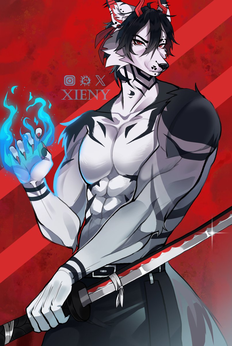 Art trade with <a href="/luther_brh/">luther_brh</a> 
What a maan

#furryart