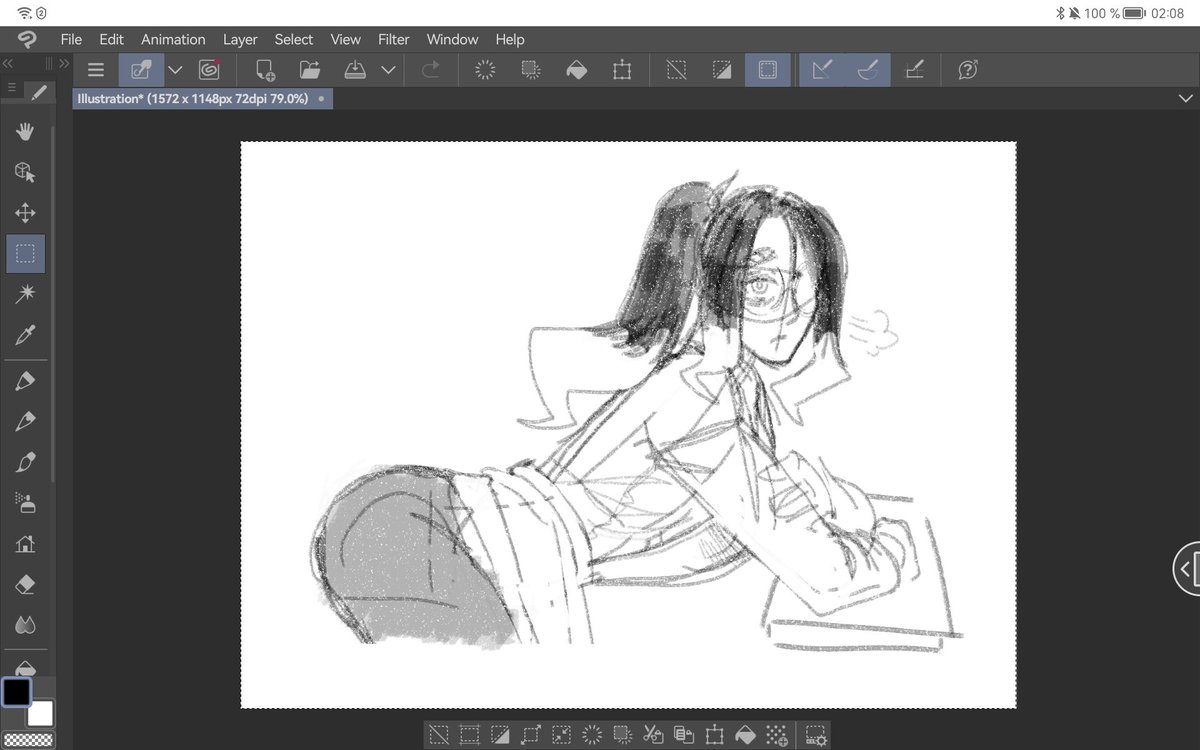 I was bored at work, so I drew a couple of sketched with Rei

Like draw her emotional