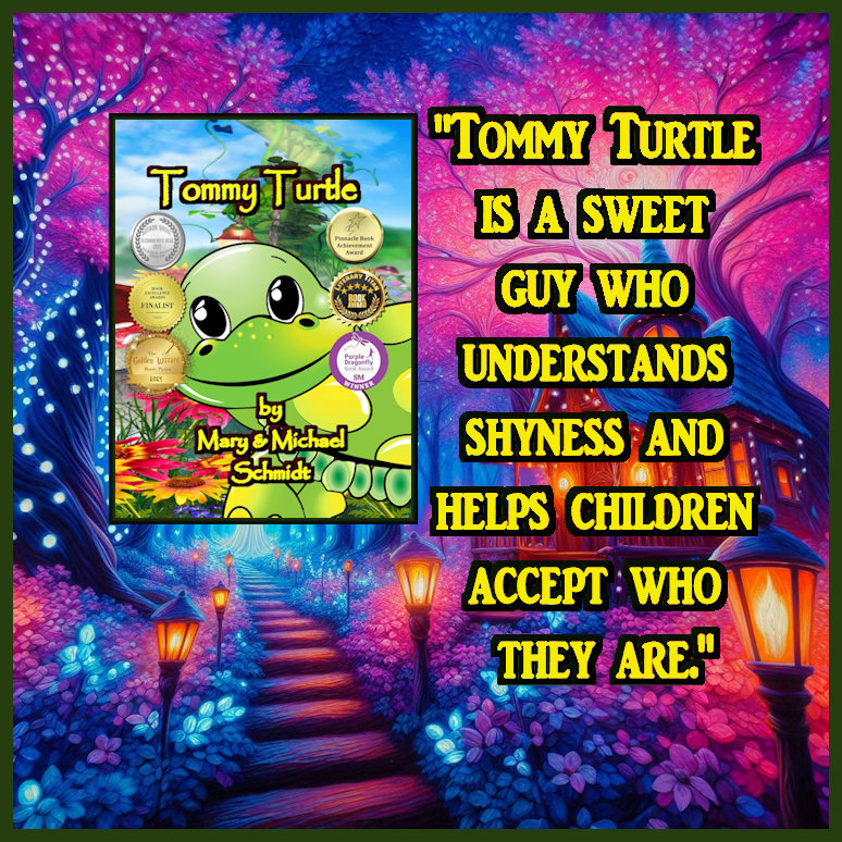 AuthorMichael57's tweet photo. @A_DiAngelo Thanks! $2.99 "Tommy Turtle learns #confidence, and his #selfesteem increases, giving him success over shyness. All kids are shy! Friendly kids!" https://t.co/FiHMyU4dGW #kidlit #PictureBooks #inclusion @MaryLSchmidt #TommyTurtle #bookboost #BooksWorthReading https://t.co/2tLBHgmML3