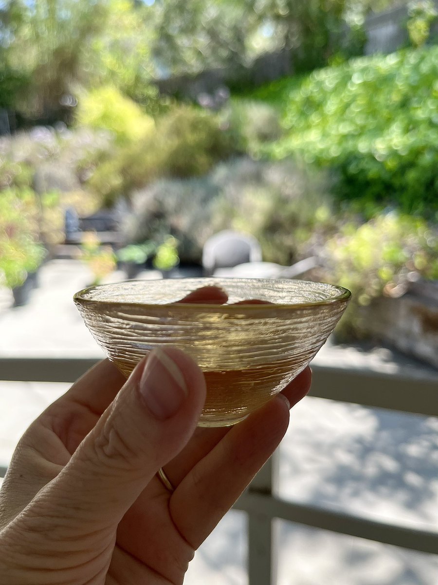 Raising a cup of high mountain oolong to my husband Robert, who would have been 65 today. Been meaning to put a chair and tiny table here at the top of the wheelchair ramp, his favorite place to sit and smoke weed. 

#teatime #happyheavenlybirthday #loveliveson