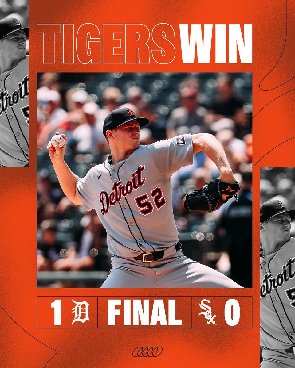 TIGERS TAKE THE SERIES WITH A 1-0 WIN OVER THE WHITE SOX IN CHICAGO!!! A HUGE BOUNCE BACK WIN INDEED!!! 70 WINS ON THE SEASON!!! BACK AT IT TOMORROW AGAINST THE TWINS IN MINNESOTA!!! 🤩🐅🔥🔥🔥

📸: <a href="/tigers/">Detroit Tigers</a> 

#RepDetroit