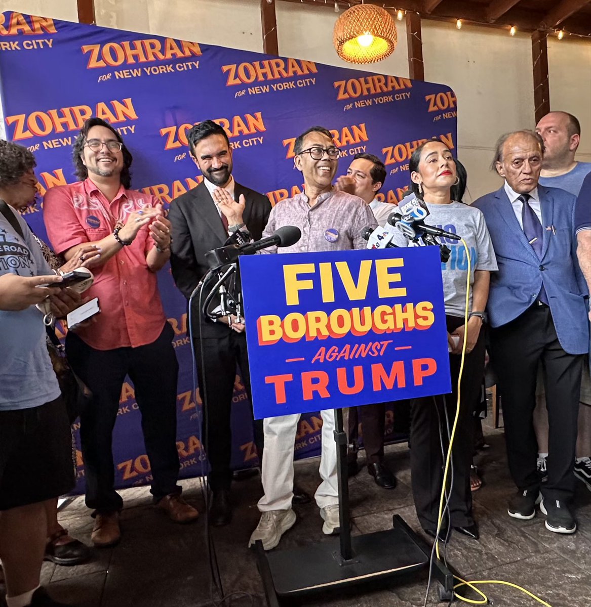 Janos Marton (@janosmarton) on Twitter photo Was great to welcome <a href="/ZohranKMamdani/">Zohran Kwame Mamdani</a> back to Staten Island for a Democratic unity rally and a press conference voicing our support for immigrants! Was great to welcome <a href="/ZohranKMamdani/">Zohran Kwame Mamdani</a> back to Staten Island for a Democratic unity rally and a press conference voicing our support for immigrants!