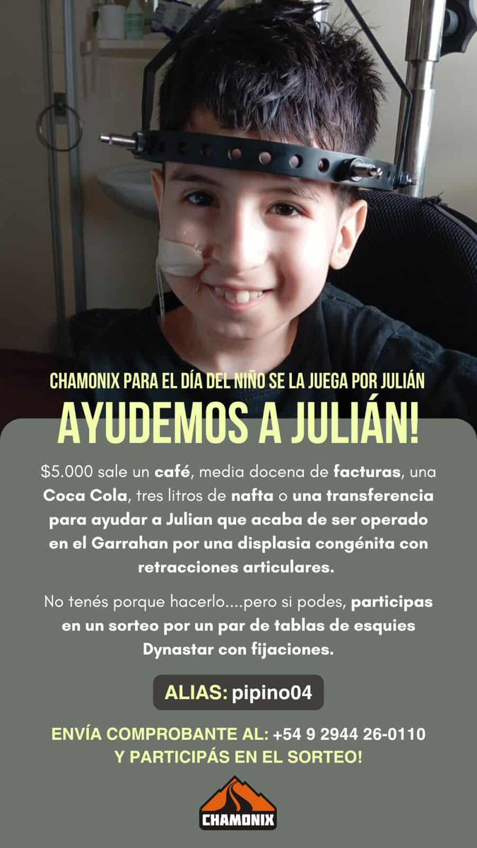 SOLIDARIDAD | San Martín de los Andes se une para ayudar a Julián, un niño de 9 años en tratamiento en el Garrahan

lamontana.com.ar/noticias/2025/…