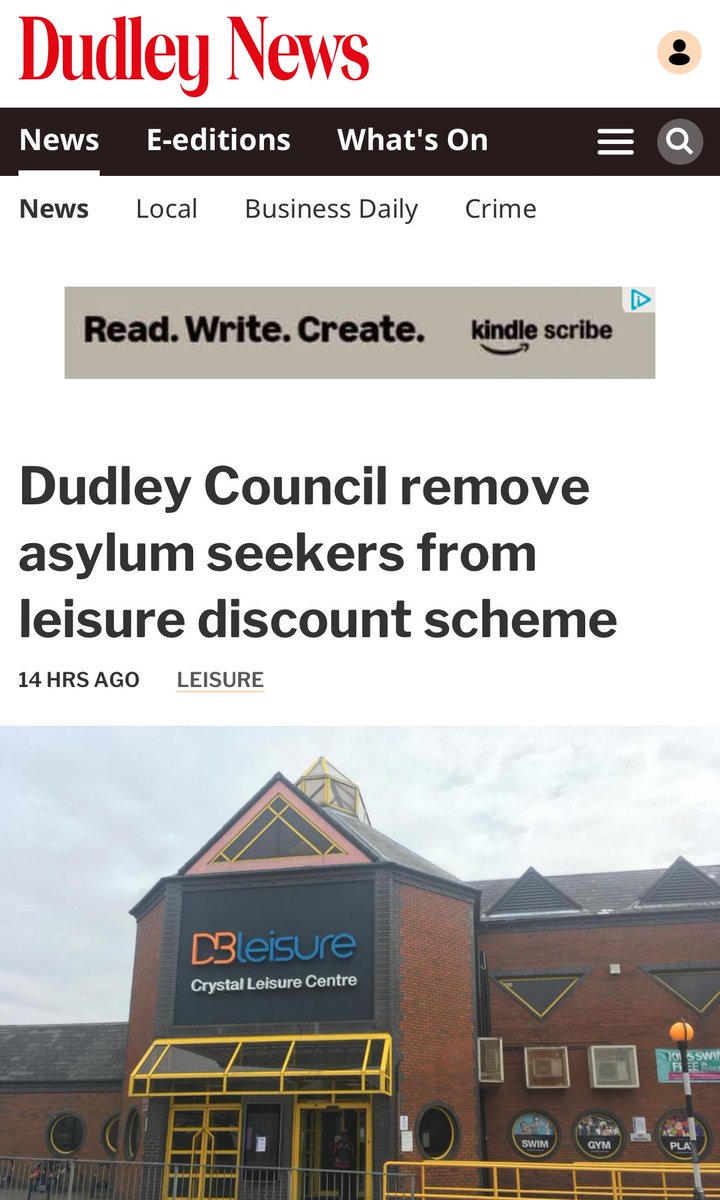 🚨 Victory for Dudley, Gornal &amp; Sedgley! 🚨

Conservative run Dudley Council, led by ex-Lib Dem leader, gave asylum seekers 50% off leisure services, sparking outrage.

💪 A short social media campaign stopped it. May 2026, voters will speak again.