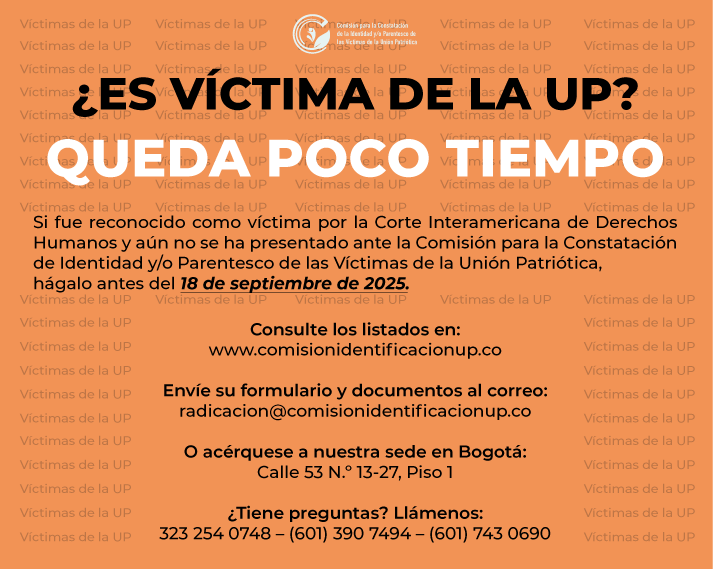 Comisión identificación UP tweet media