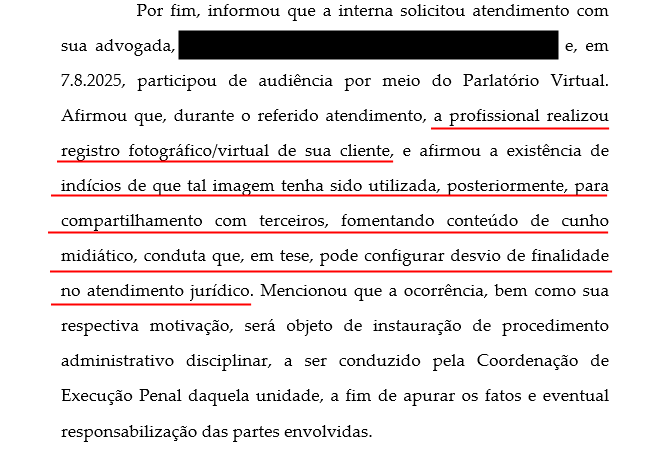 ob_porto's tweet photo. Alexandre de Moraes negou a prisão domiciliar à Sra. Jucilene (a idosa espancada no presídio).

O pior: o presídio abriu procedimento contra a advogada por um registro fotográfico da idosa.

A foto ajudou a comprovar que o laudo do presídio estava ERRADO.