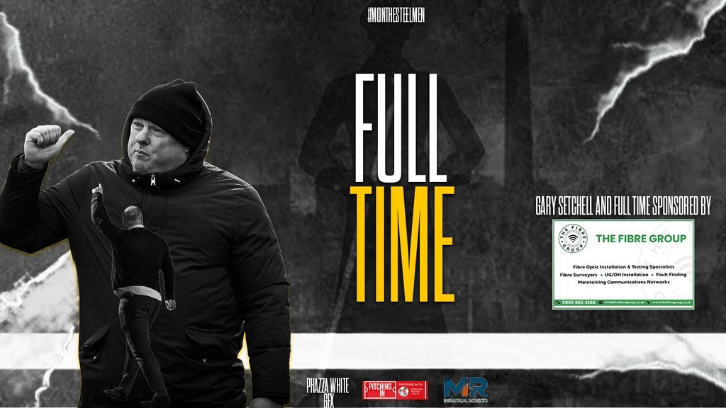 FULL TIME

STEELMEN WIN AT HOME

COR⚪️ 2-1 🔵STN