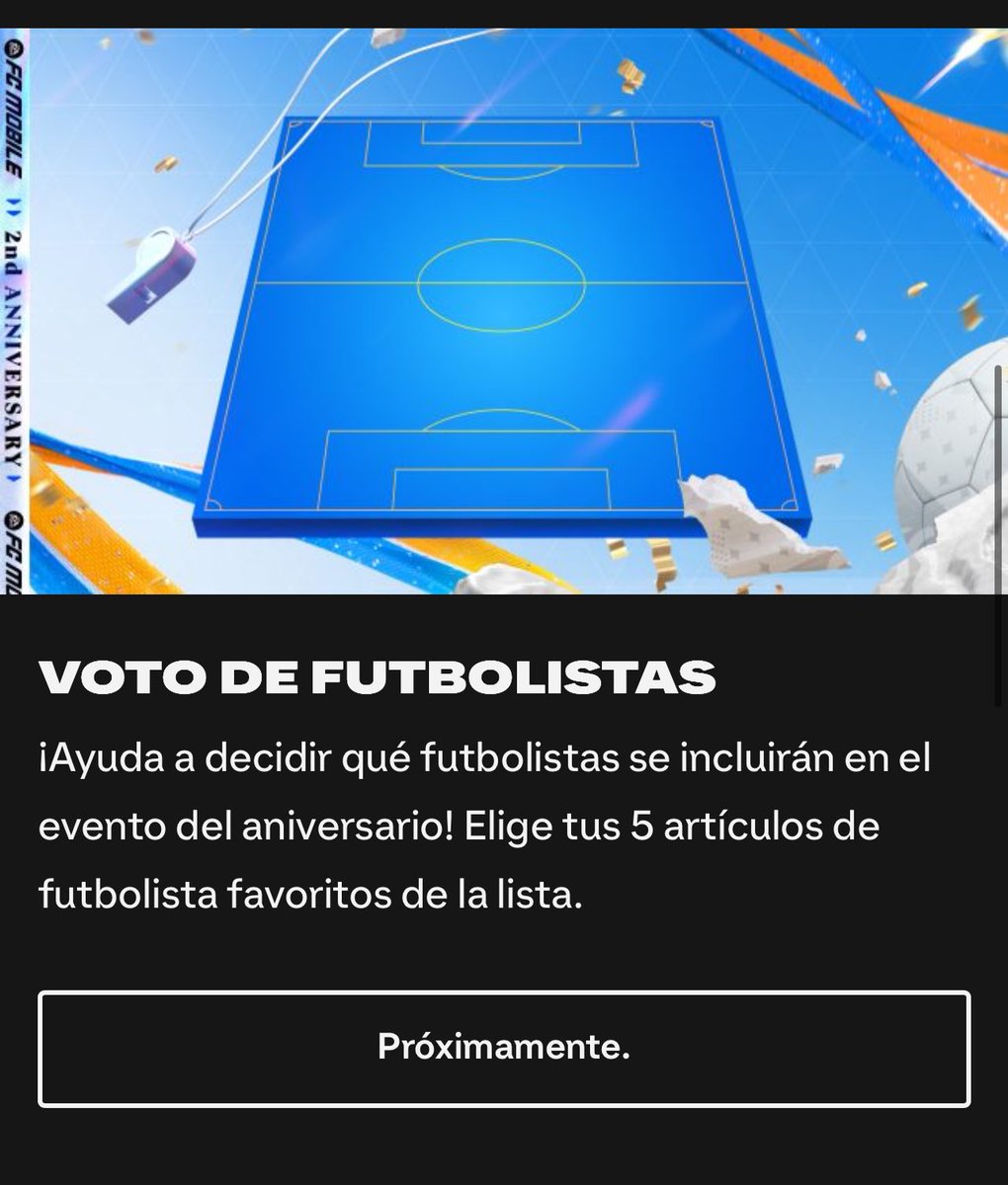 LeoFCMOBILE's tweet photo. Próximamente estará disponible votaciones para jugadores y banda sonora!!! 💣💣💣
@tutiofifa @HDWolvie @FirstHalfYT @JoseAlep1 @NeuxFM @ALXNSO_MOBILE https://t.co/Sc5gfodrrd