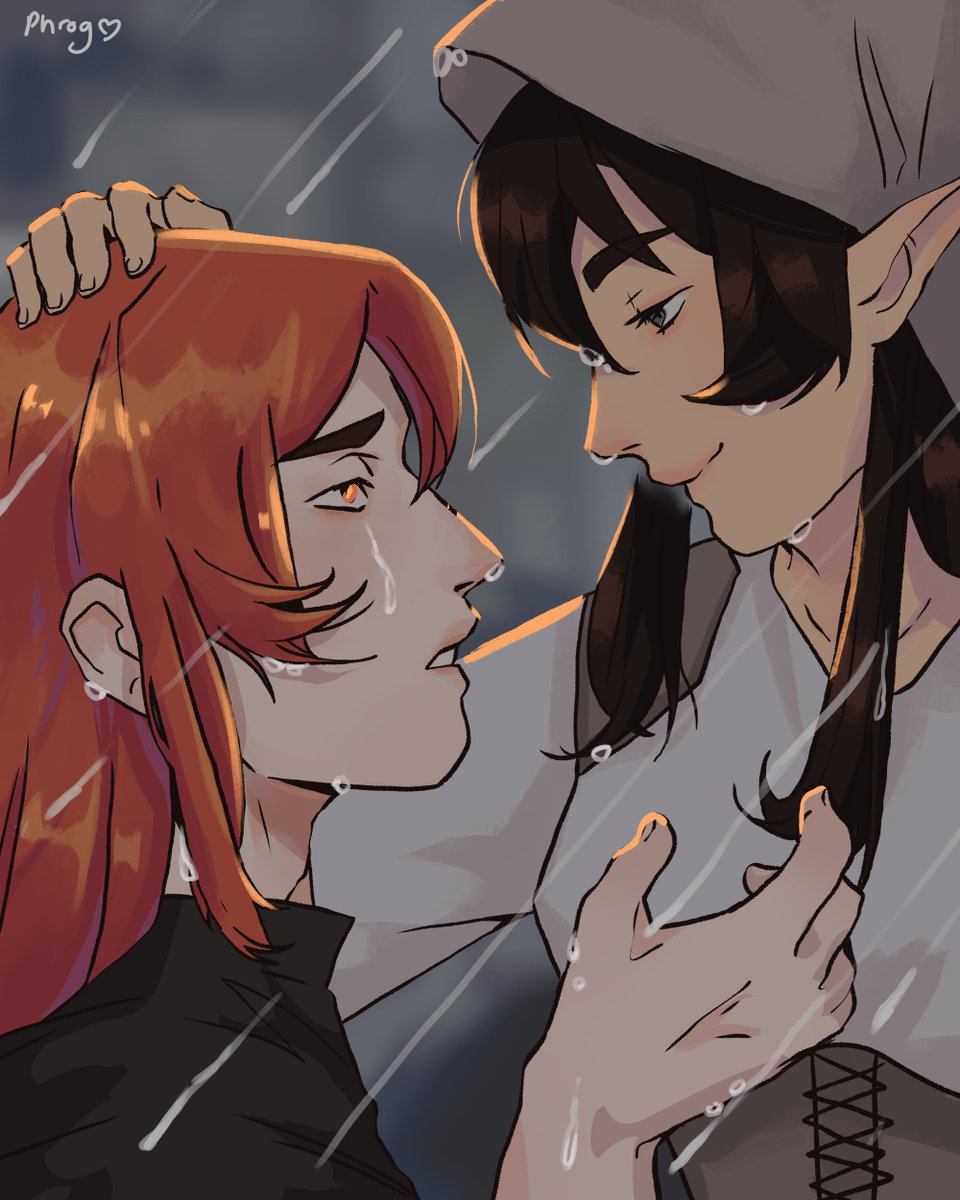 Art of my OC, Romulus, and his wife Renia (my friend's OC).
I'm still figuring out exactly what I want him to look like but yes
The boi