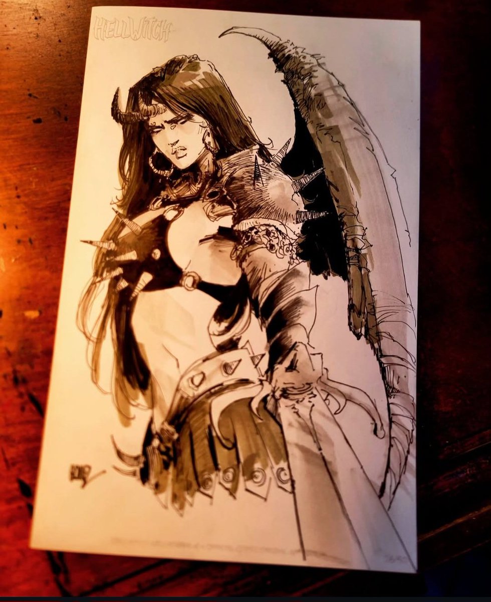 Sketchcover of Hellwitch from <a href="/thecoffincomics/">COFFIN COMICS</a>