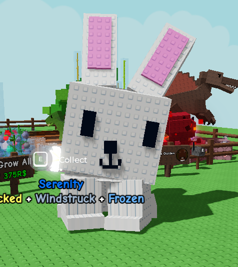 trading a TITANIC bunny when age 100 ( 76.21kg when age 100 )
age 7 11.93kg