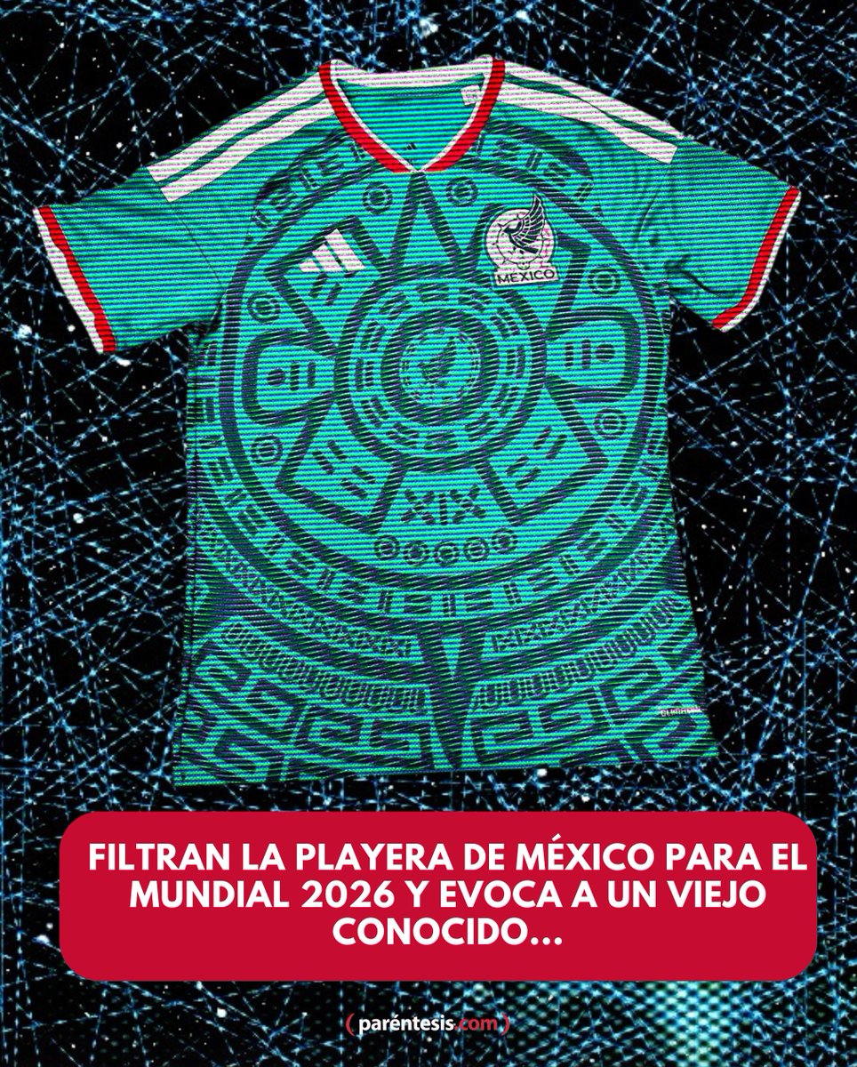 Se filtró cómo sería la playera de México para el mundial 2026, hace referencia a una del pasado... ¿te gustó?

shorturl.at/0pt2z