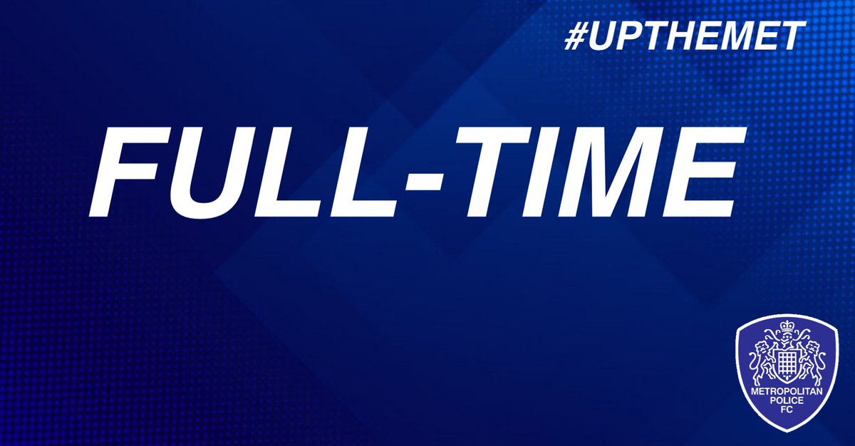 Met Police FC (@metpolicefc) on Twitter photo Full-Time At Grand Drive
Met Police 2-2 Kingstonian
#UPTHEMET
โฆ<a href="/IsthmianLeague/">The Pitching In Isthmian League</a>โฉ Full-Time At Grand Drive
Met Police 2-2 Kingstonian
#UPTHEMET
โฆ<a href="/IsthmianLeague/">The Pitching In Isthmian League</a>โฉ