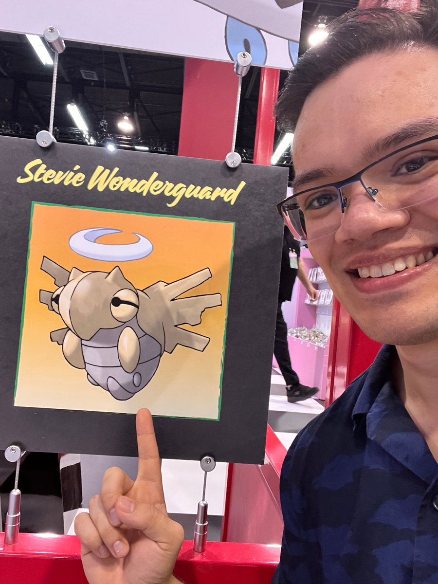 insanerainmusic's tweet image. The coolest thing that I found in the Pokémon Center at Pokémon Worlds today wasn't something you could buy... it was these vinyl records with Pokémon-themed band name puns!! Stevie Wonderguard was my favorite. Thank you @Pokemon for access to the Pokémon Center! #free_access