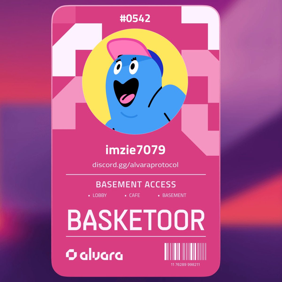 imzie97's tweet photo. Officially a Basketoor.

Limited access passes now @alvaraprotocol

Build Baskets. Build Legacy. 🧺 https://t.co/9DV10YIfnX