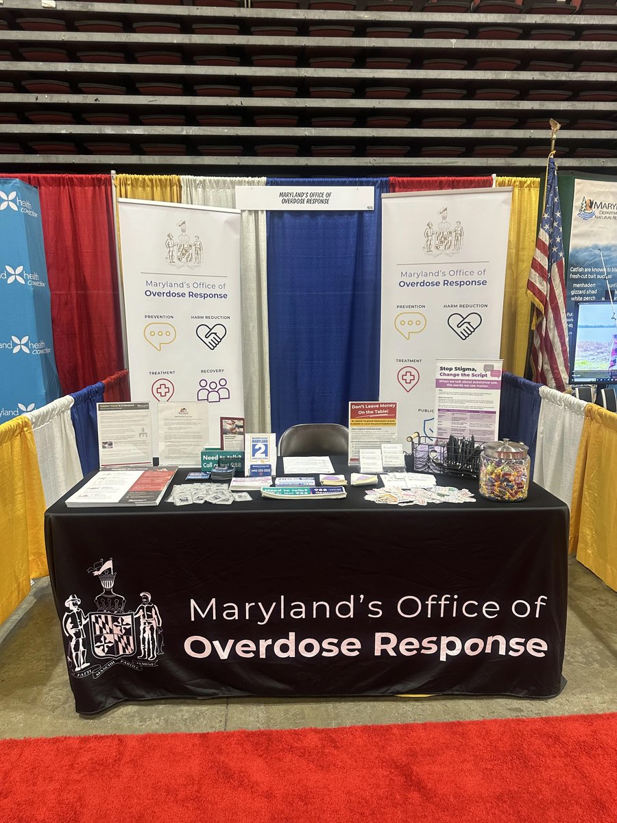 Maryland's Office of Overdose Response (@stopoverdosemd) on Twitter photo If you're attending the <a href="/MDCounties/">Maryland Association of Counties</a> Summer Conference this year, stop by our booth!
We'll be handing out naloxone, and you can learn more about all the ways Maryland is working to reduce overdoses and increase access to substance use care. #MACoCon If you're attending the <a href="/MDCounties/">Maryland Association of Counties</a> Summer Conference this year, stop by our booth!
We'll be handing out naloxone, and you can learn more about all the ways Maryland is working to reduce overdoses and increase access to substance use care. #MACoCon