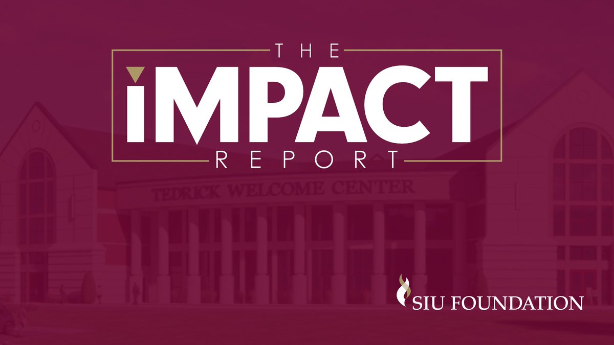 SIU Foundation (@siufoundation) on Twitter photo Don’t miss the 2nd episode of The Impact Report tomorrow at 7:30 p.m. on <a href="/wsiutv/">WSIU Public TV</a> ! Tune in for stories of energy, generosity, and vision driving SIU forward. Watch online if you miss it: siuf.org/impact-report Don’t miss the 2nd episode of The Impact Report tomorrow at 7:30 p.m. on <a href="/wsiutv/">WSIU Public TV</a> ! Tune in for stories of energy, generosity, and vision driving SIU forward. Watch online if you miss it: siuf.org/impact-report