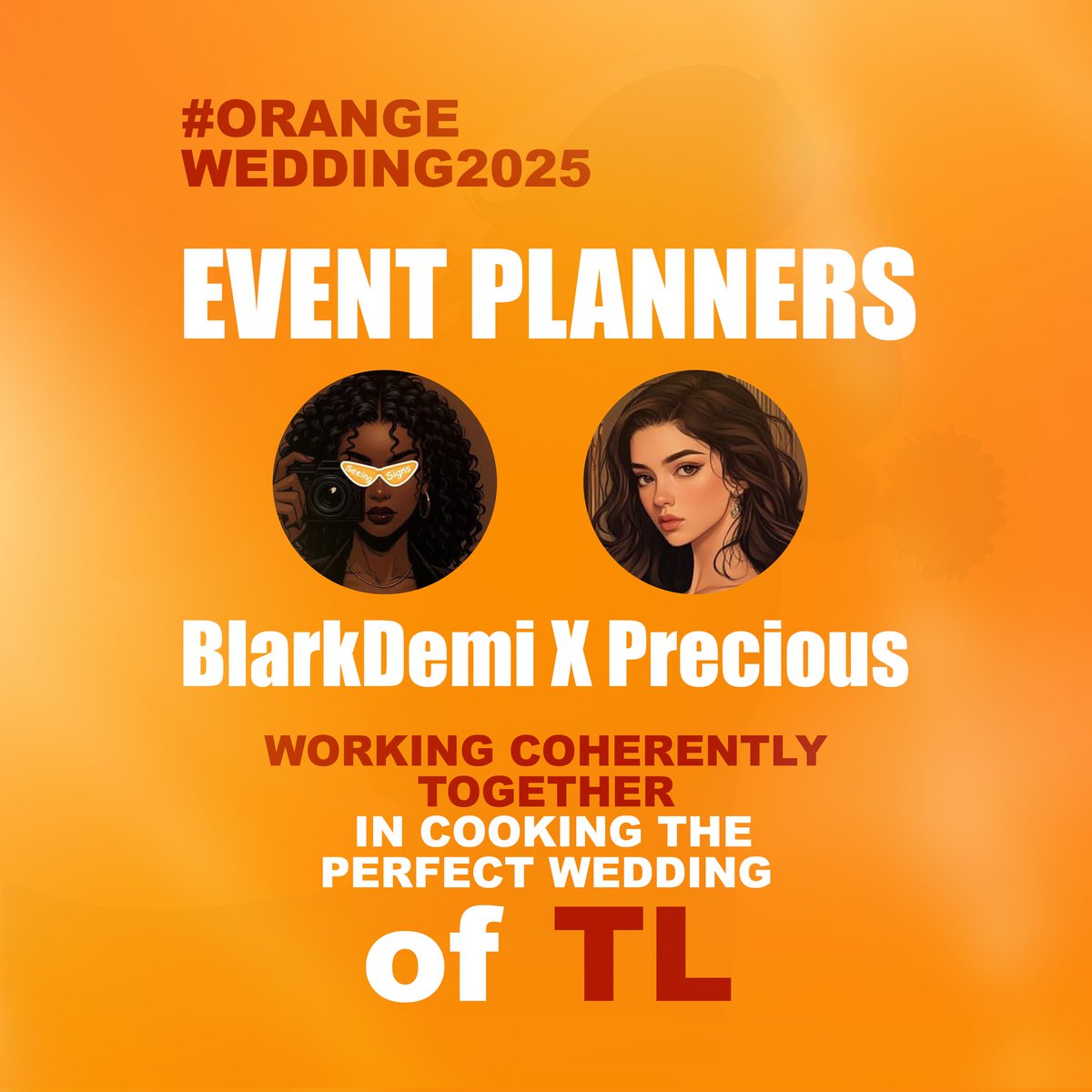 TON MADE RICH.sign ๐ (@dtakeprofitguy) on Twitter photo Tell a friend
<a href="/BlarkDemi_01/">BlarkDemi ๐ธ</a> and <a href="/pearlcious19/">Precious ๐คยง๐งก</a> are the official wedding planners for #OrangeWedding2025
Are you still Fading, anon? ๐๐ Tell a friend
<a href="/BlarkDemi_01/">BlarkDemi ๐ธ</a> and <a href="/pearlcious19/">Precious ๐คยง๐งก</a> are the official wedding planners for #OrangeWedding2025
Are you still Fading, anon? ๐๐