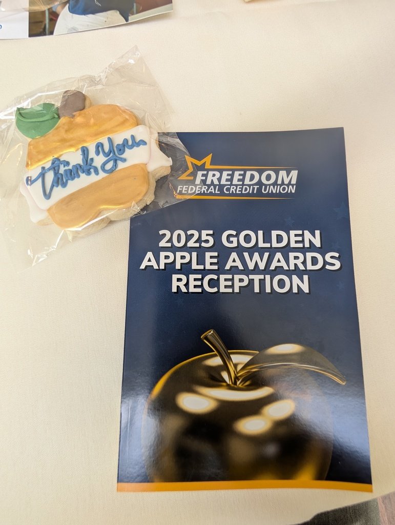 EmmortonES's tweet photo. We are so proud to celebrate Ms. Recor as a top prize recipient of Freedom Federal Credit Union's Gold Apple Award!  The Emmorton community is so lucky to have her! https://t.co/B1Z3Nb8sKq