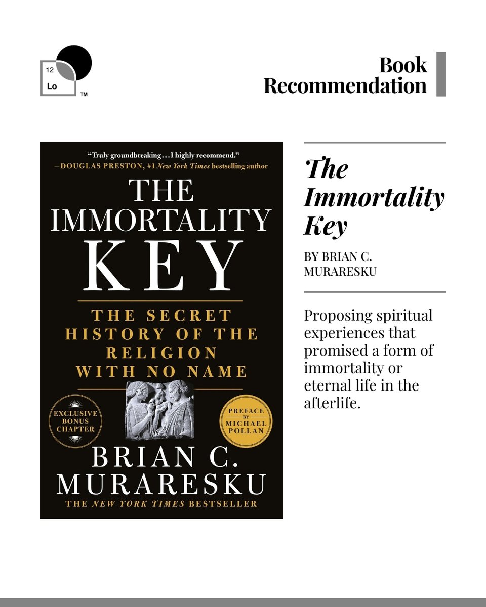 LOSciencelabs's tweet photo. What if the ancients held a key to immortality? "The Immortality Key" unearths a fascinating, hidden history of ancient rituals and their potential connection to transcendent experiences and promises of eternal life. #LMSL #LifeManagementScienceLabs #LongevityLab #book #Longevity https://t.co/AR8PU1wpU2