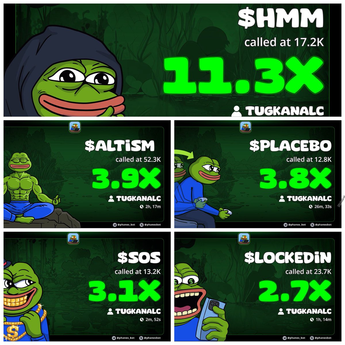TUGKANALC's tweet photo. Bugün 5 işlemde başarılı ✅
#HMM $HMM
3vXjT1xKP1tSzNF5MaCH9ojjuYMZUAr2VRi6UE35pump
#ALTISM $ALTISM
B1vU1pyif3SEdPhYCw6u5XUggGhHNuXdcq9gKKDWpump
#PLACEBO $PLACEBO
Ef7VWFUvHa2iJuEHUNFwRoKrsRvaKxteK3KiveMApump
#SOS $SOS
GNfWKBmtbFQoeW17LrxvNS3gTDF3pCu6uJTnhSiPpump
#LOCKEDIN $LOCKEDIN
HutP1VMXrndXpZzpJZqRvkKzxpH2bG4Wgf227xkCpump
#crypto #ElonMusk #BTC #SOL
DM for TG YTD @elonmusk