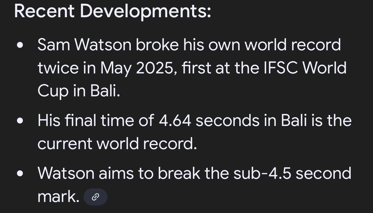 If you are a supporter of #TeamSam2028, you can watch him go for another world record tonight(!) at 22:44 eastern at the 2025 China World Games.