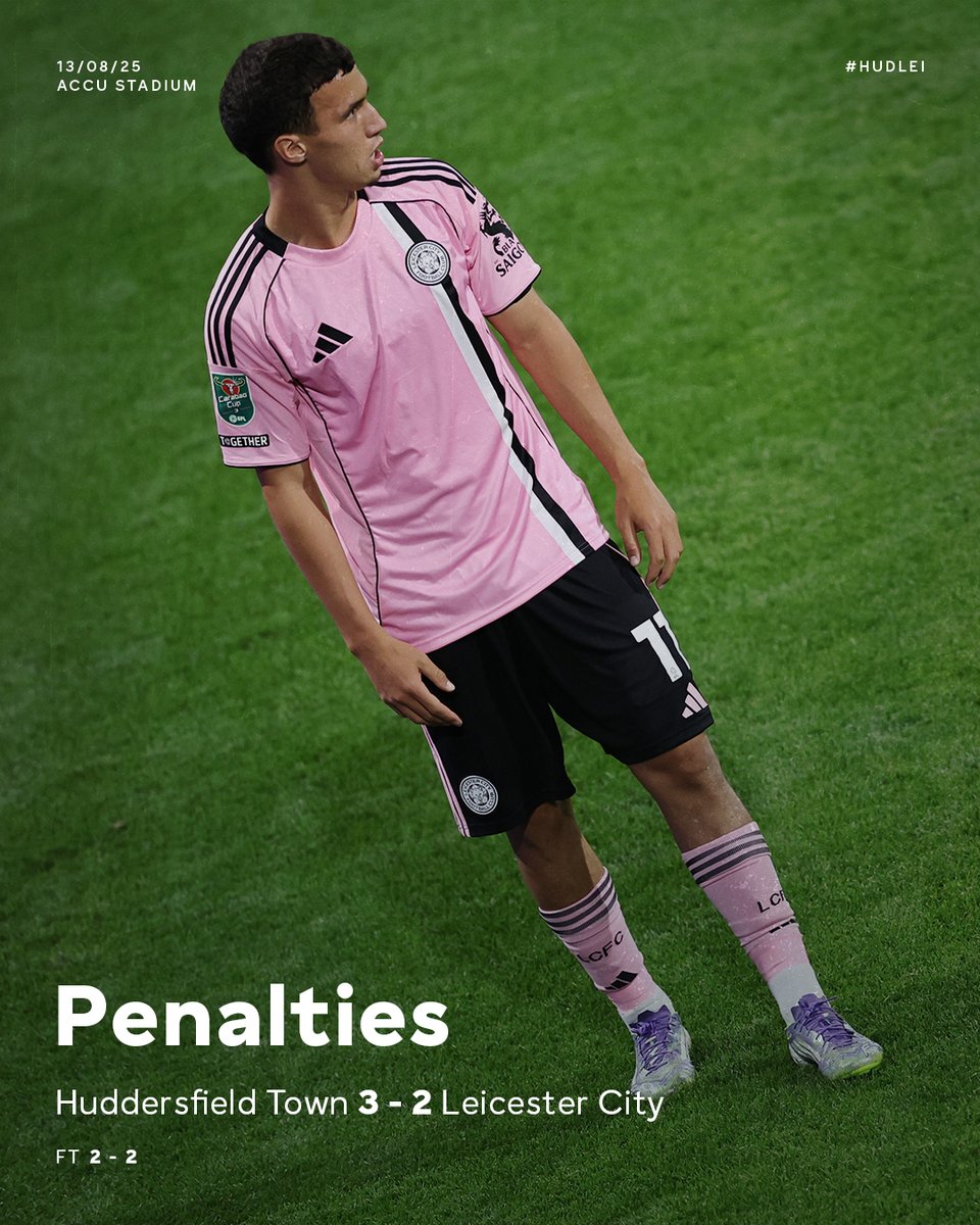 LCFC's tweet image. We exit the @Carabao_Cup.