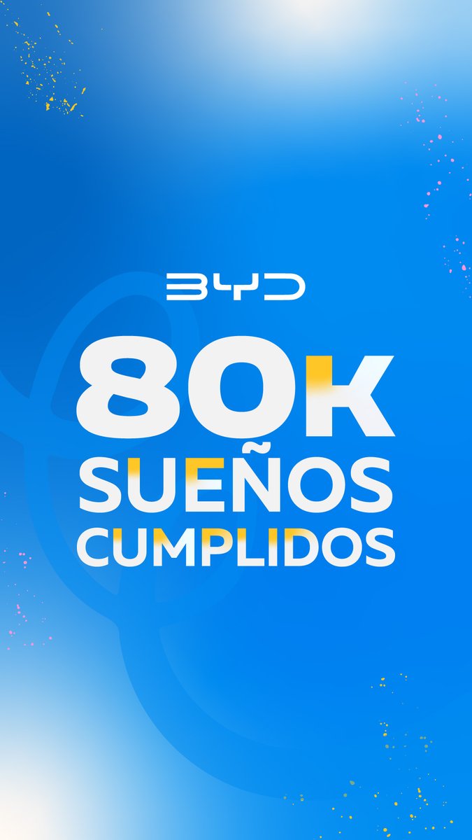 BYD México celebra un nuevo hito: más de 80 mil unidades vendidas en el país 🚗⚡.
Con una red de más de 80 showrooms y una sólida estrategia de expansión, la marca líder en automóviles de nuevas energías consolida su presencia y reafirma su compromiso con la movilidad eléctrica