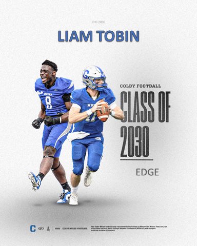 liamtobin088 (@liam_tobin14) on Twitter photo After a great conversations with the staff, I am so excited and blessed to receive an offer from <a href="/Colby_Football/">Colby Football</a>! Huge thanks to <a href="/Coach_Hobbins/">Liam Hobbins</a> for all he did! Go Mules! <a href="/LHPS_football/">LHPS Football</a> After a great conversations with the staff, I am so excited and blessed to receive an offer from <a href="/Colby_Football/">Colby Football</a>! Huge thanks to <a href="/Coach_Hobbins/">Liam Hobbins</a> for all he did! Go Mules! <a href="/LHPS_football/">LHPS Football</a>