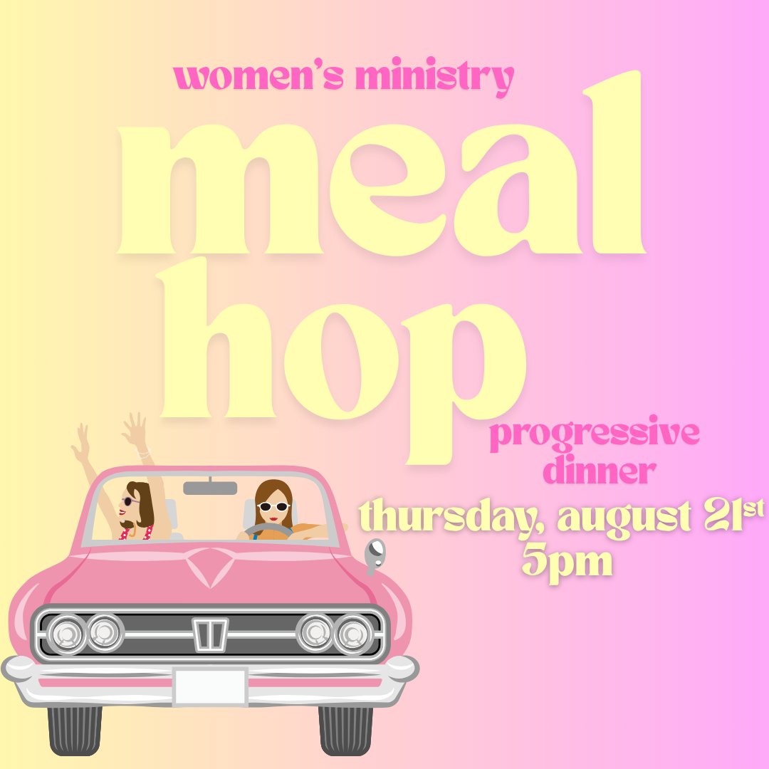 Lifehousefw's tweet photo. Join us for a special evening of connection, conversation, and community at our Women’s Ministry MEAL HOP! We’ll share good food, good laughs, and meaningful time together — encouraging one another as we follow Jesus. https://t.co/HGzSBvzvgX