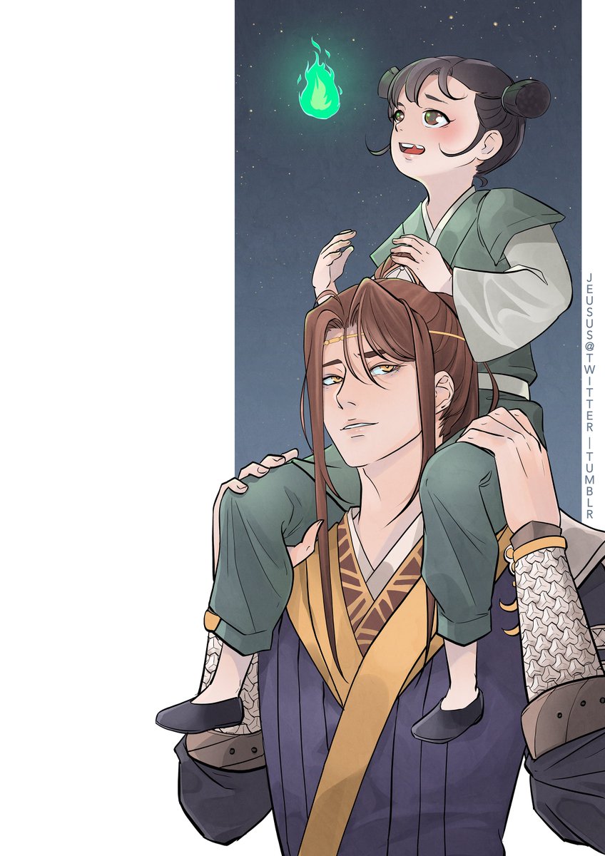 What do you mean, nobody likes single dad Lang Qianqiu??

---
#TGCF #QiuRong #LangQianqiu #Guzi #HesDoingHisBestOK
