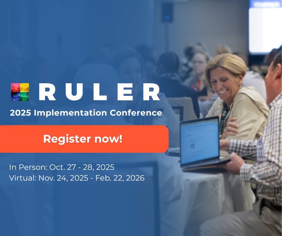 RULER (@rulerapproach) on Twitter photo What helps you show up as your best self for students? 
Discover research-backed emotion regulation strategies that work at  #RULER2025. 10/27-28 in New Haven or 11/24-2/22 Online.  
Register Now! conference.rulerapproach.org  
#BackToSchool #Education #EmotionalIntelligence What helps you show up as your best self for students? 
Discover research-backed emotion regulation strategies that work at  #RULER2025. 10/27-28 in New Haven or 11/24-2/22 Online.  
Register Now! conference.rulerapproach.org  
#BackToSchool #Education #EmotionalIntelligence