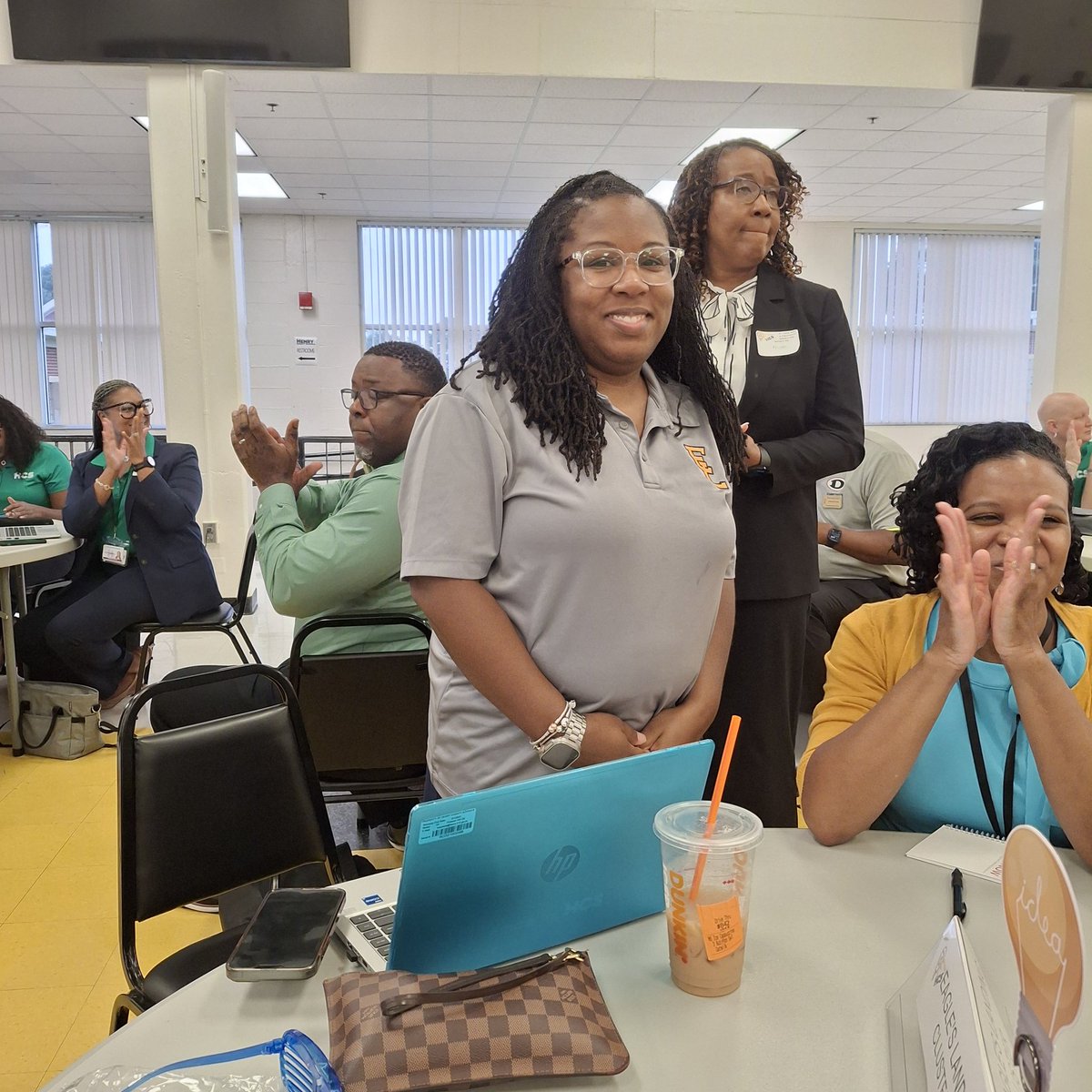 RWilliams_EDS's tweet photo. In case you missed it... Compass 2.0 was a meeting of the minds as I joined all of the APs across the district to set our high beams on our wildly important goals! #LeadUp #BrightFuturesBeginInHenry https://t.co/82CkcM2ahF