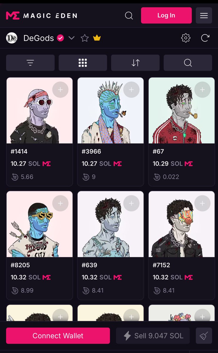 And just like that , the DeGods have shown that no one is built like us. 

10 $SOL FP 

And Were Just Getting Started.