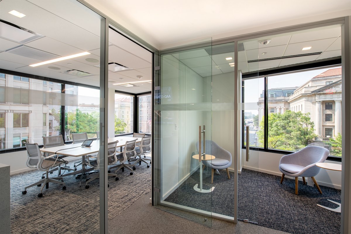 Flexible workspaces built for teams of all sizes. 🏢

At Peris, we design &amp; build offices that balance “we” spaces for collaboration with “me” spaces for focus — so every square foot works harder.

#PerisPrepared #OfficeDesign #CRE #HybridWork #WorkspaceSolutions