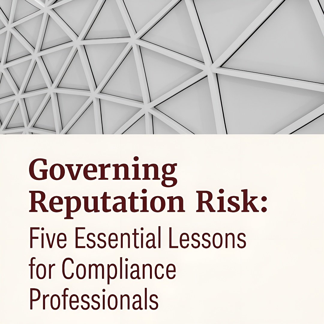 tfoxlaw's tweet photo. Reputation isn’t just PR—it’s governance. Learn 5 actionable ways compliance leaders can embed reputation risk into strategy & build lasting trust.
Read now: https://t.co/i94OJoQY5k #ComplianceLeadership #RiskGovernance #ReputationRisk https://t.co/GtfBbxmb01