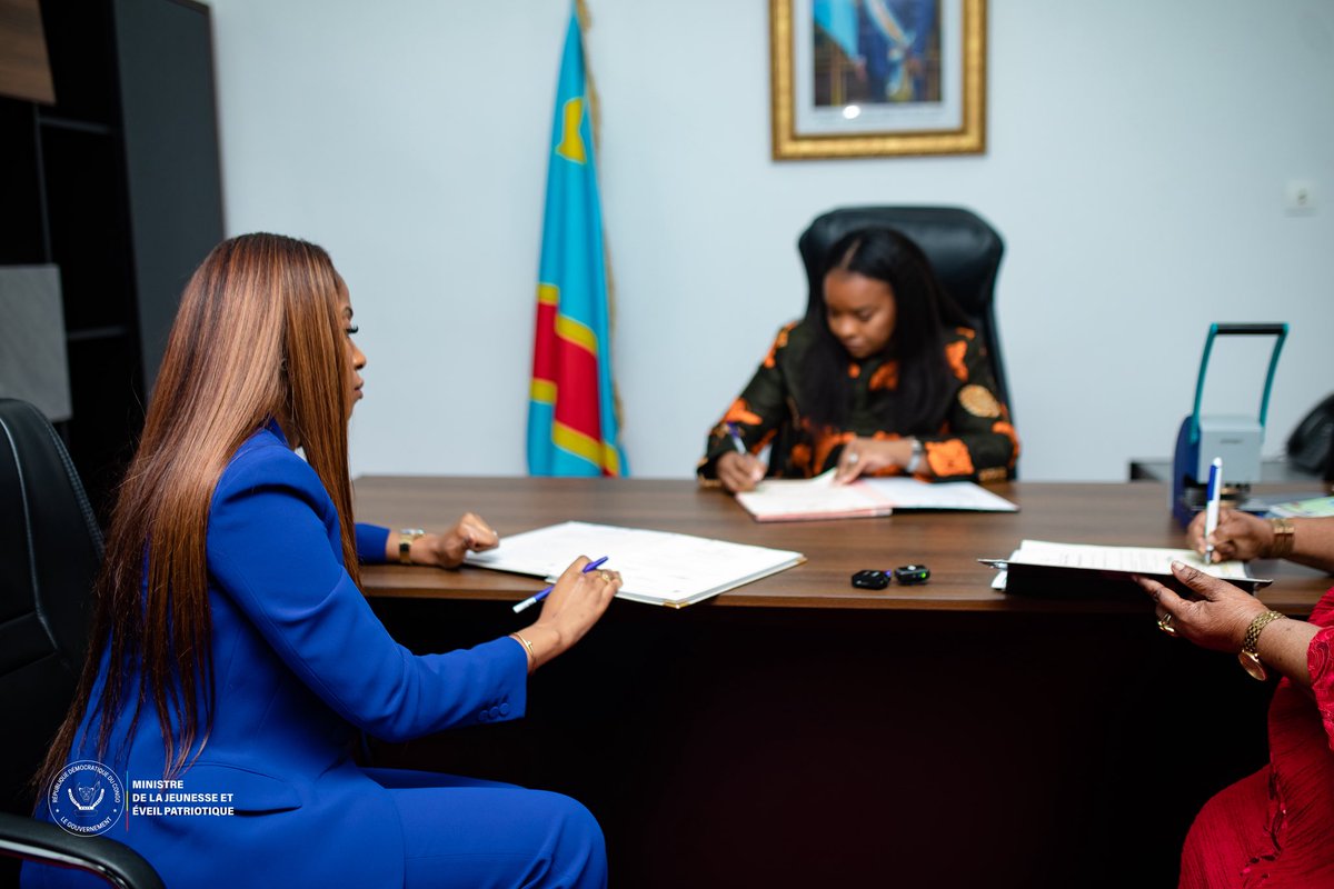 GraceKutino's tweet photo. La flamme de l’Éveil Patriotique ne s’éteindra pas ! 🇨🇩

Avec respect et gratitude, je rends hommage au travail remarquable accompli par ma prédécesseure, S.E. @AyeganagatoN1, et je mesure pleinement l’ampleur de la mission qui m’attend.

Reprendre ce flambeau, en ce moment crucial de l’histoire de notre pays, c’est assumer l’héritage et la responsabilité d’inspirer, de mobiliser et de servir la jeunesse, véritable moteur du destin de notre Nation.

Je m’engage à écrire, avec vous, ce nouveau chapitre, avec honneur, engagement et détermination.

#JeunesseEnAction #EveilPatriotique